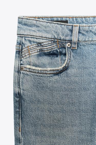 ZW COLLECTION BOOTCUT HIGH-WAIST JEANS - Blue by Zara - Image 7