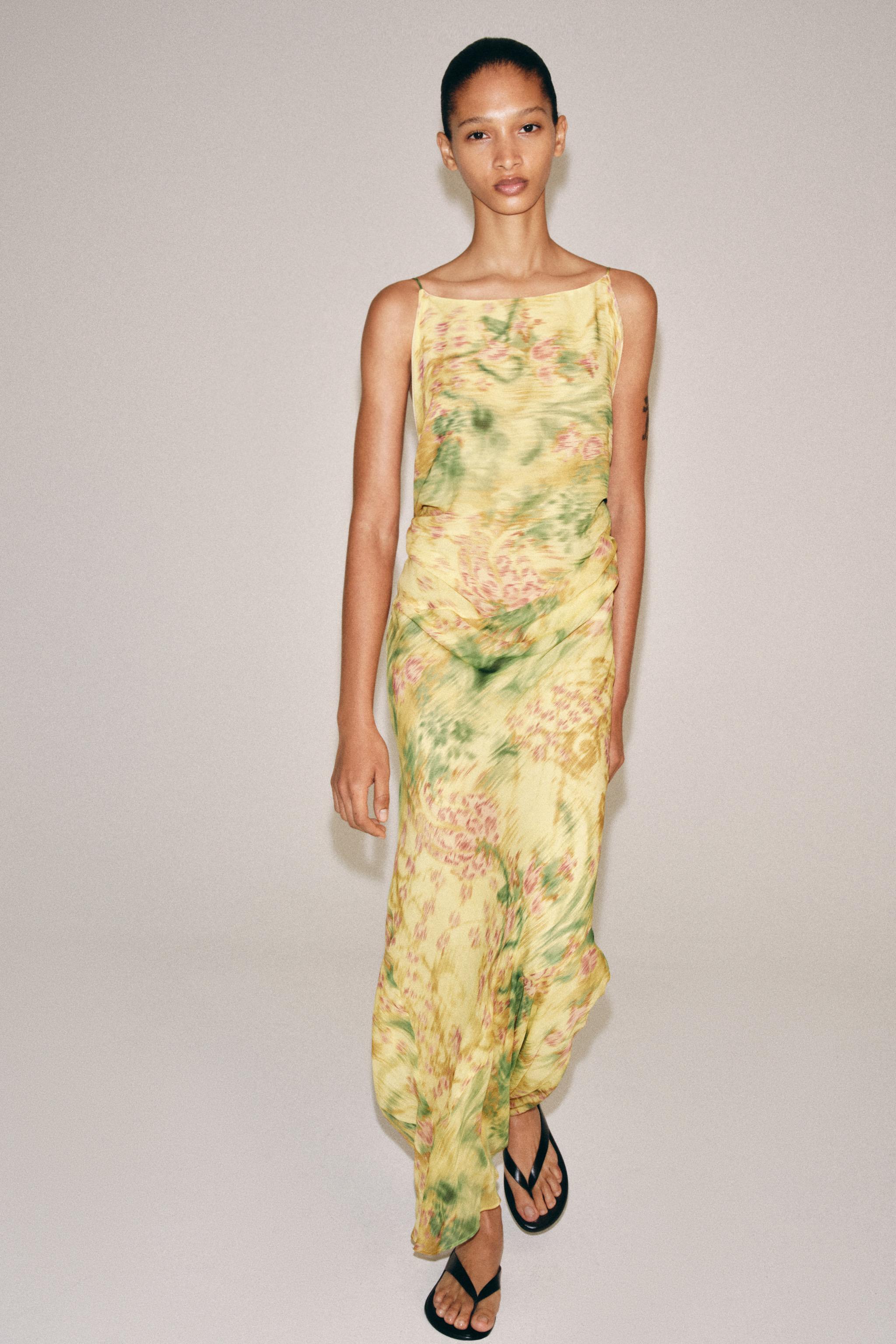 ZW COLLECTION PRINTED BOW DRESS