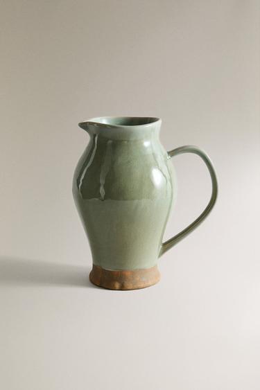 KERAMIKVASE GRÜNLICH - Grünlich von Zara
