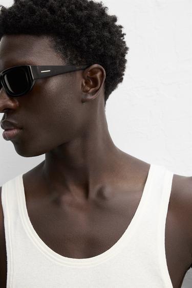 COTTON - HEMP RIBBED TANK TOP - Ecru by Zara - Image 5