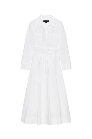 ZW COLLECTION SHIRT DRESS - White by Zara