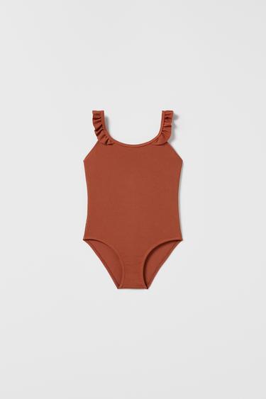KIDS/ BAÑADOR WAFFLE - Marrón de Zara