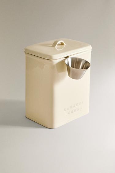DETERGENT JAR WITH SCOOP — Cream 2