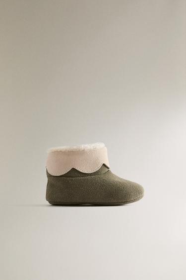 WEIHNACHTS-ELFEN-LEDERHAUSSCHUH - Grün von Zara - Bild 0