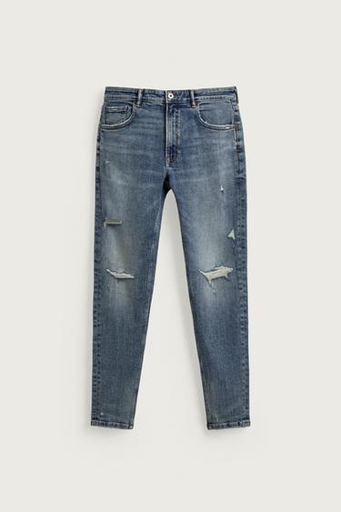 JEANS SKINNY FIT - Azul medio de Zara