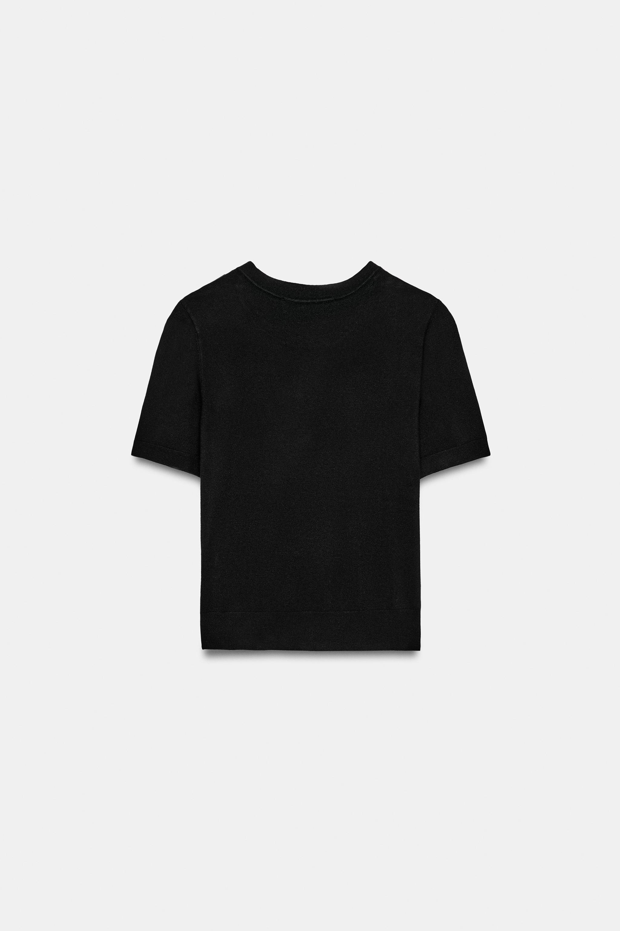 BASIC SHORT SLEEVE KNIT JUMPER