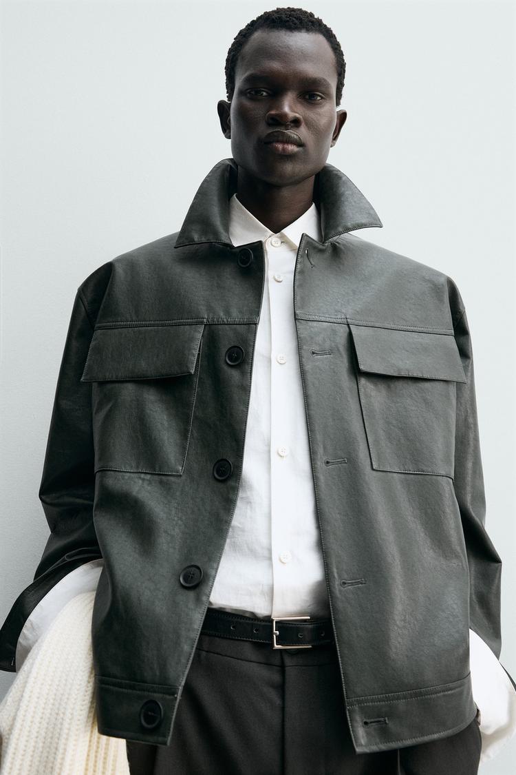 ZARA FAUX LEATHER JACKET