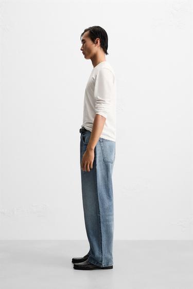 JEAN COUPE AMPLE - Bleu moyen de Zara - Image 3