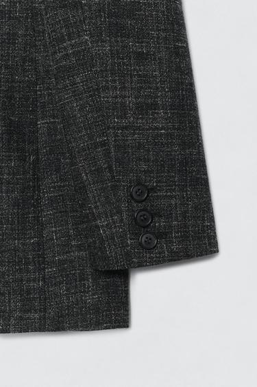 DOUBLE-BREASTED BLAZER WITH WOOL SOSHIOTSUKI X ZARA - Grey marl by Zara - Image 8