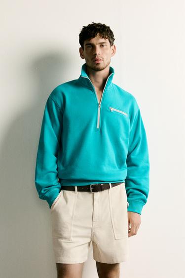 Zara KONTRASTSE LUKUGA DRESSIPLUUS - Light green