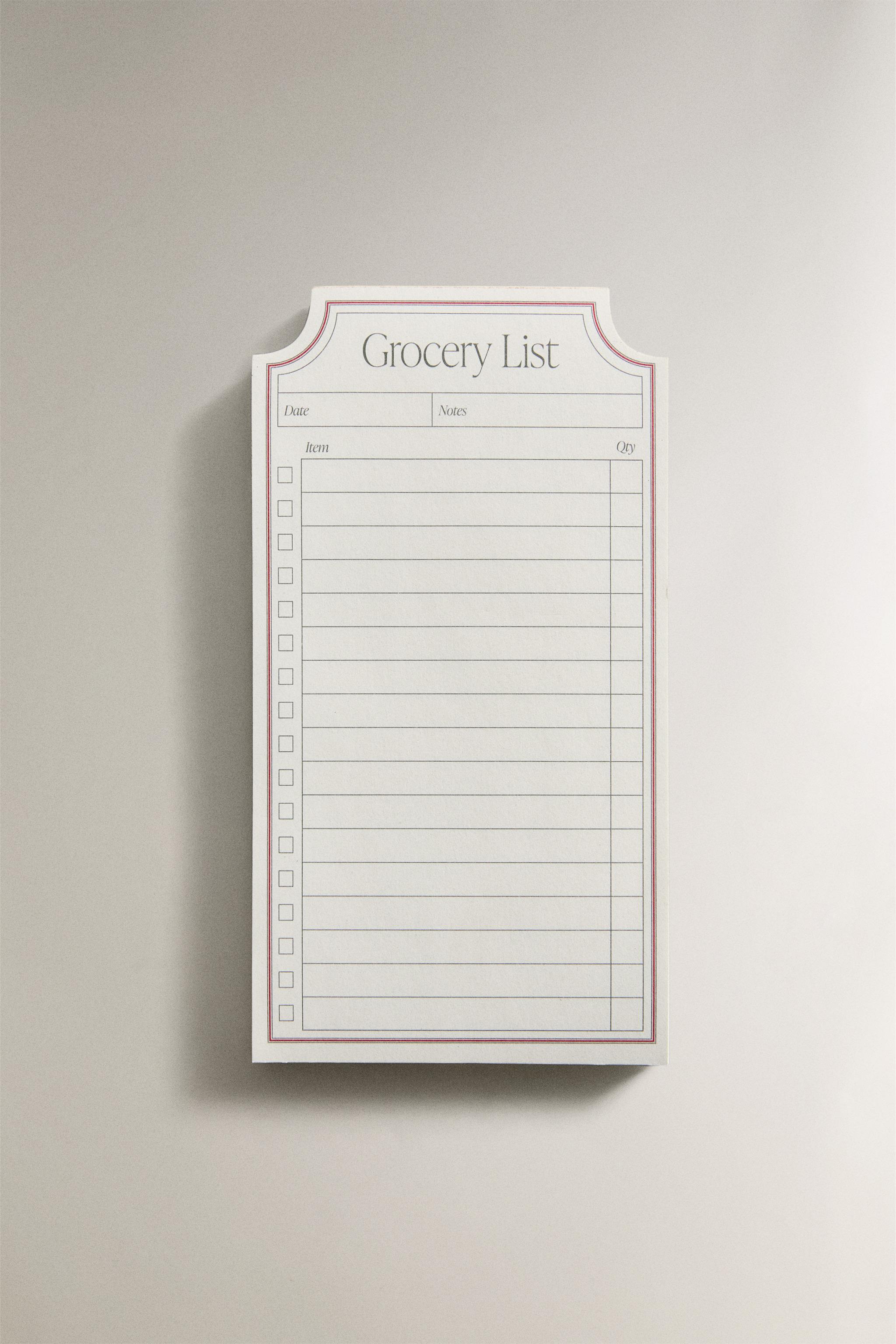 AIMANT LISTE DE COURSES (45 FEUILLES)