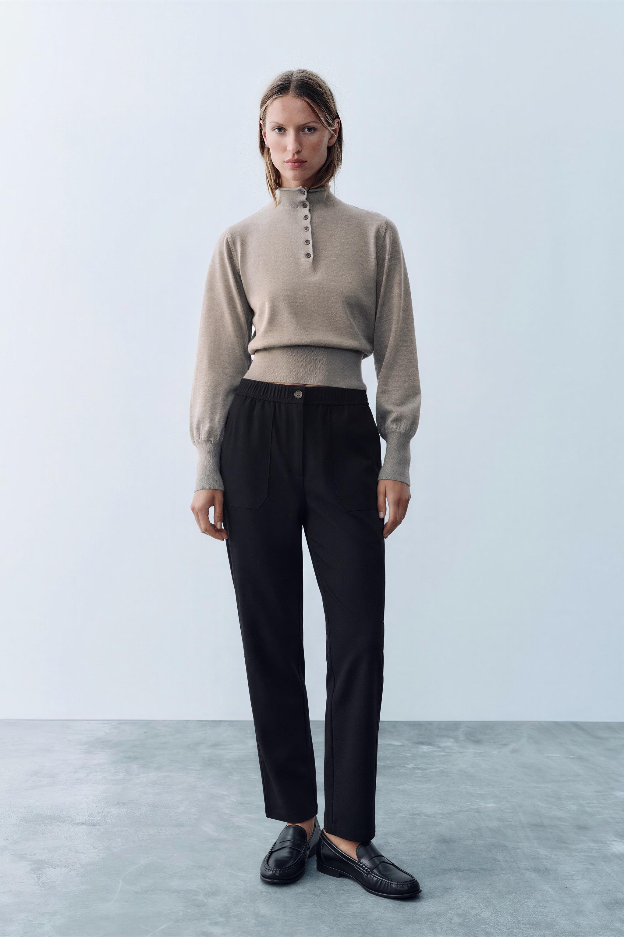 Zara Elastik Belli Pantolon