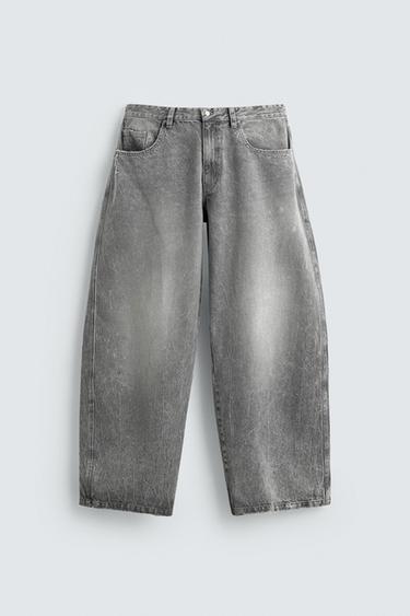 BALLOON FIT JEANS - Grey by Zara - Image 0