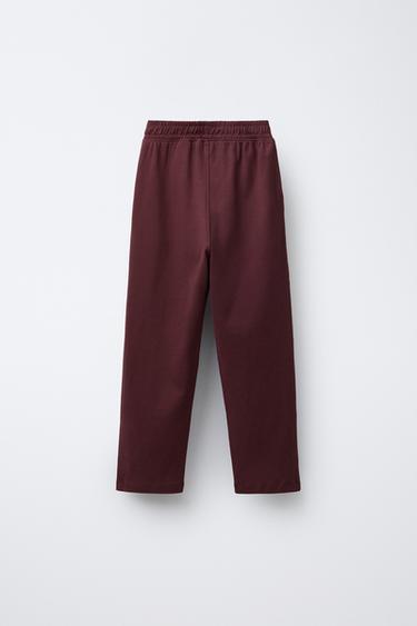 6-14 ANS/ PYJAMA À RAYURES - Bordeaux foncé de Zara - Image 4