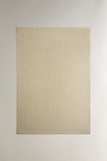 TAPIS SISAL TRESSÉ - Blanc de Zara
