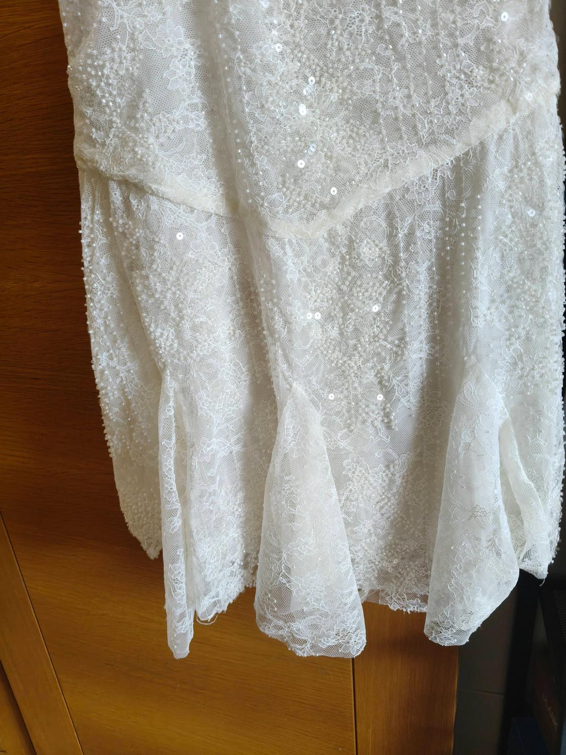 EMBROIDERED LACE HALTER DRESS - Image 5