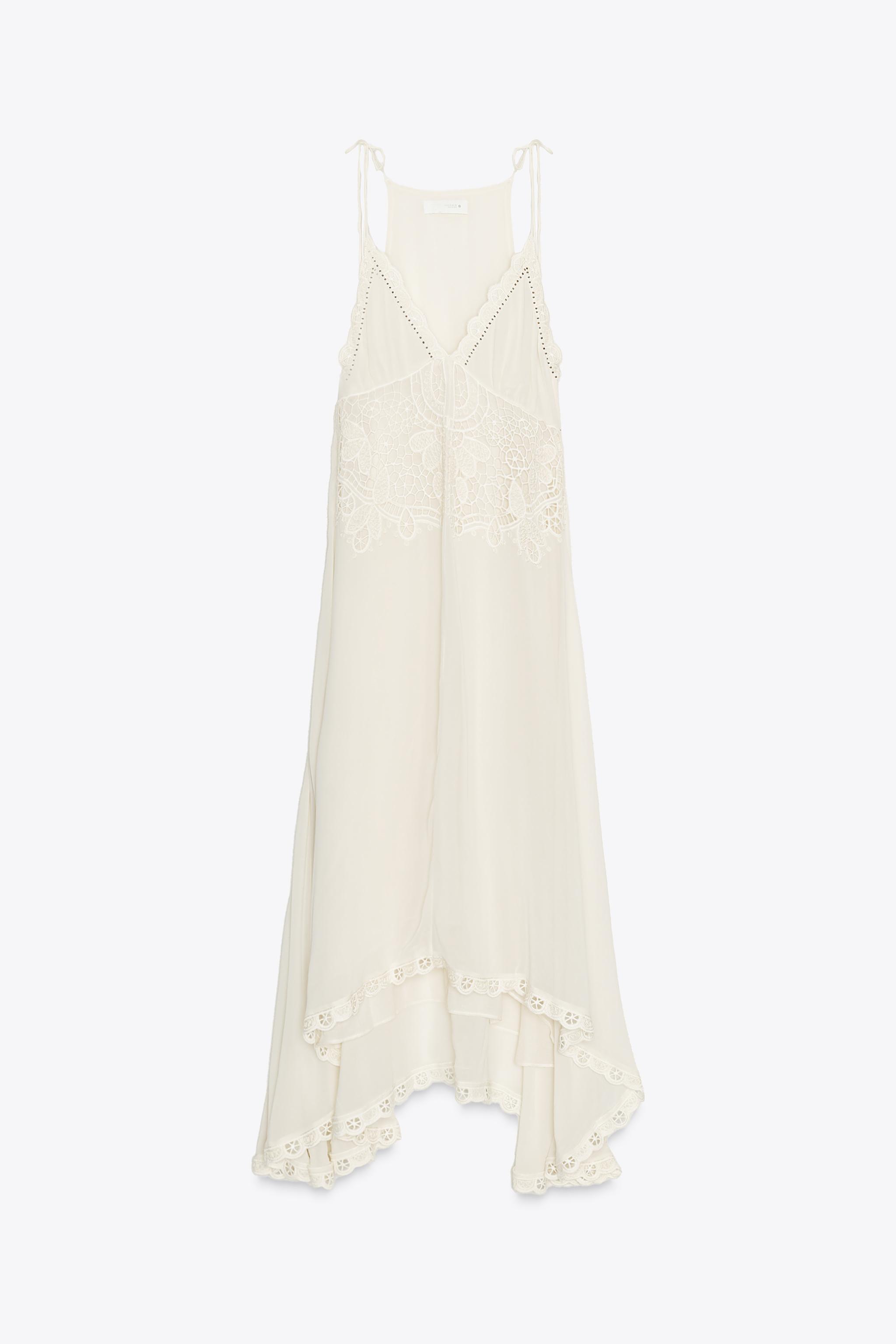 【ZARA】ZW COLLECTION クロシェ編みアシンメトリーワンピース ZW COLLECTION クロシェ編みアシンメトリーワンピース
