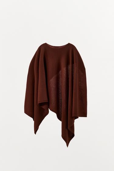 CAPE 100% LAINE - Marron de Zara - Image 2