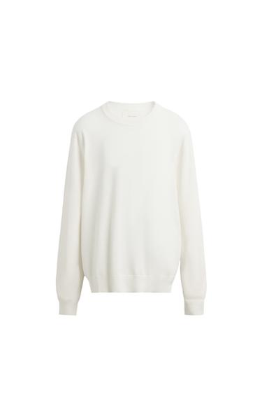 JERSEY ESTRUCTURA ALGODÓN - Crudo de Zara