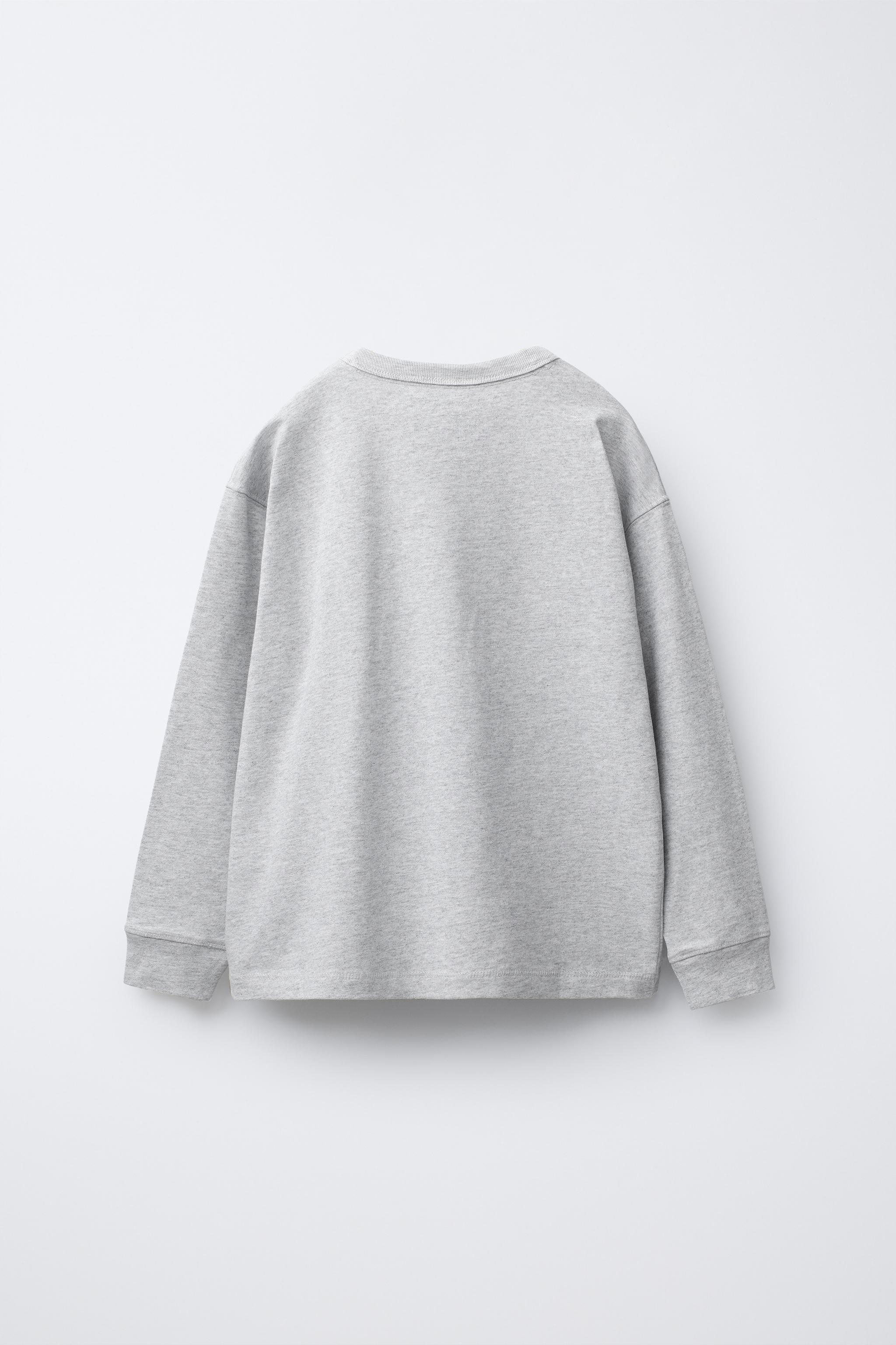ばにら CHAMPION ® X ZARA LABEL T-SHIRT - Gray | ZARA United States
