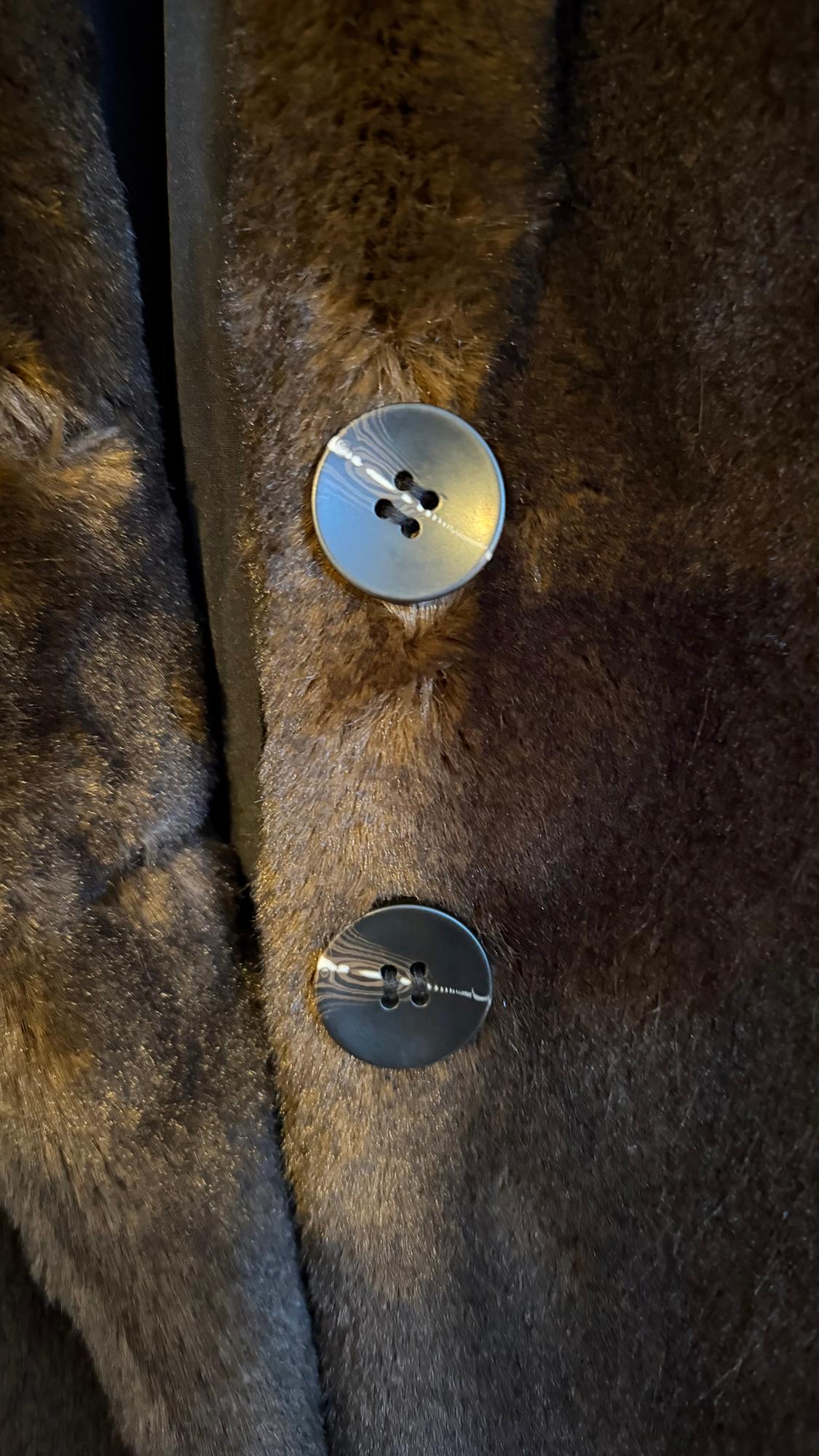 COAT WITH FAUX FUR - Image 5