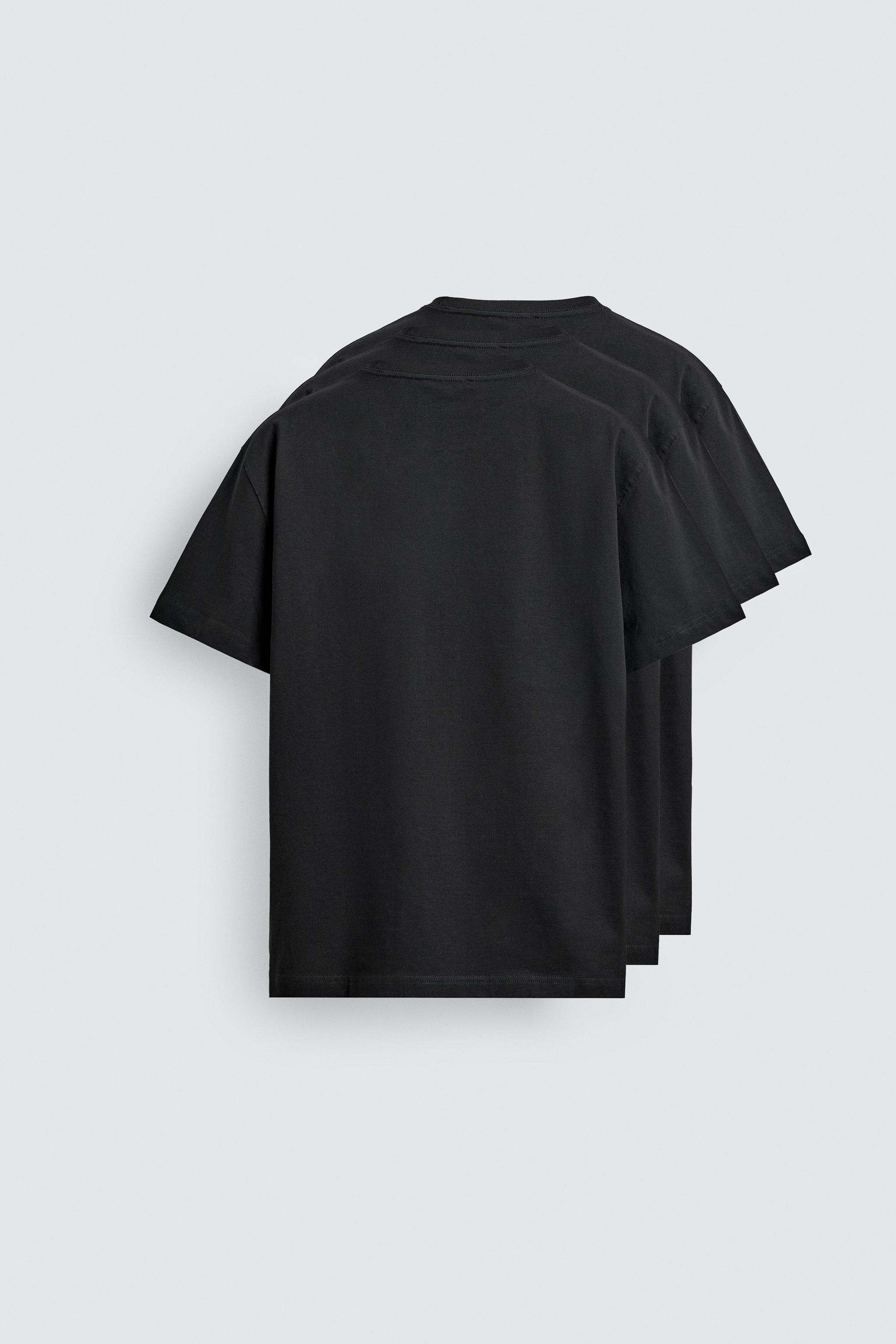 THREE-PACK OF BASIC MEDIUM WEIGHT T-SHIRTS /02