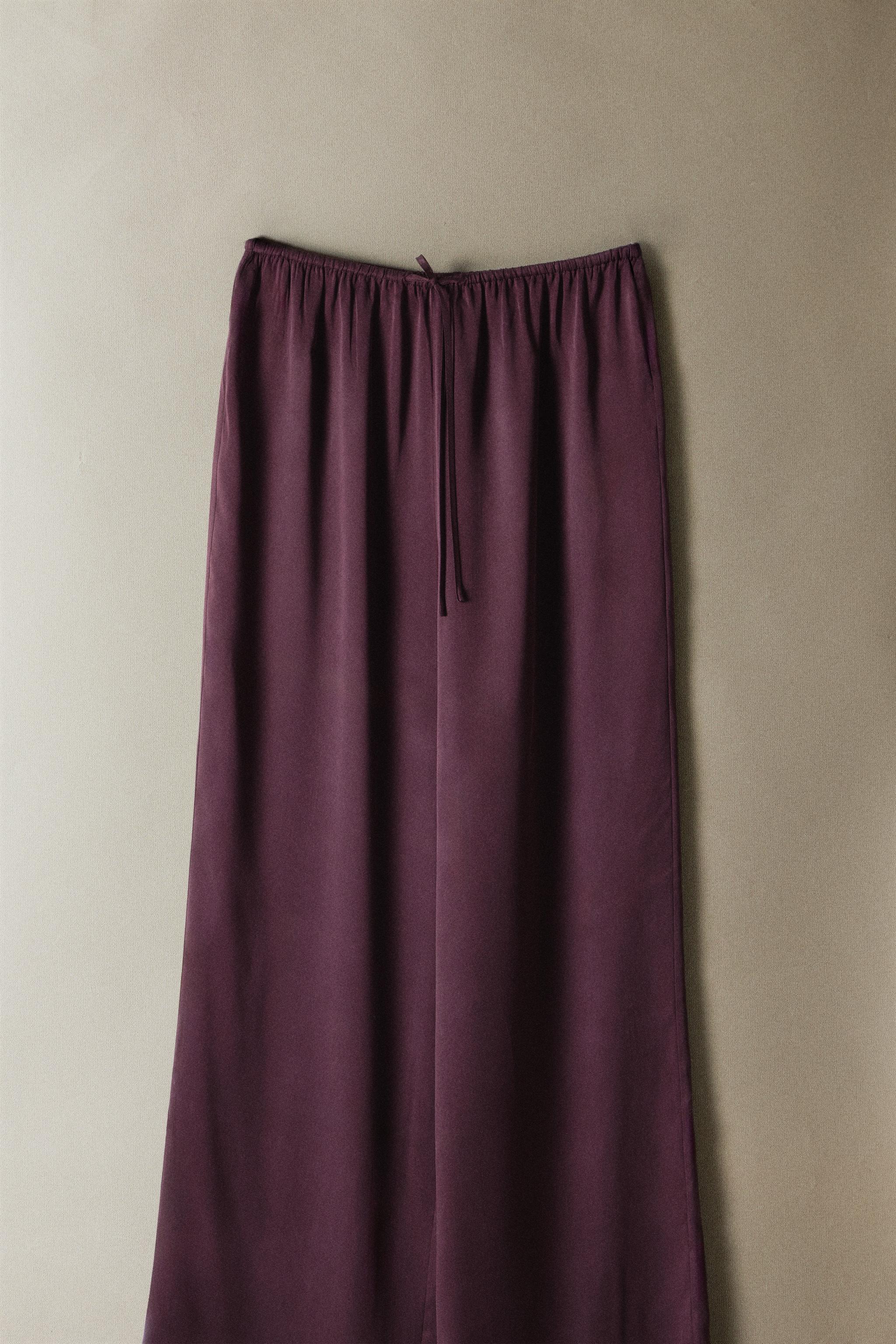 MULBERRY SILK TROUSERS