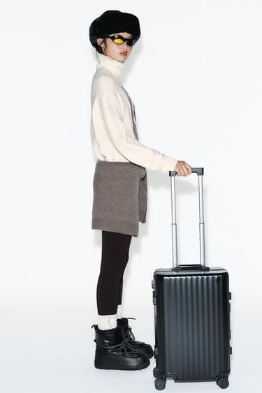 VALISE CABINE FERMETURE DE SÉCURITÉ SKI COLLECTION - Noir de Zara - Image 1