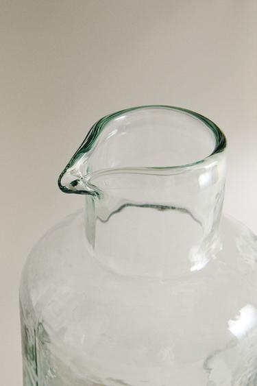 HAMMERED GLASS JUG - Transparent by Zara - Image 2
