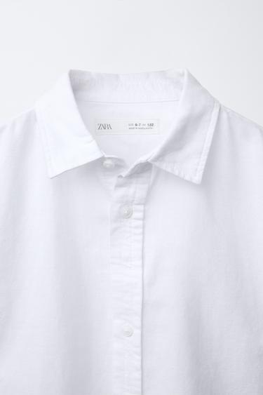 BASIC OXFORD SHIRT - White by Zara - Image 2