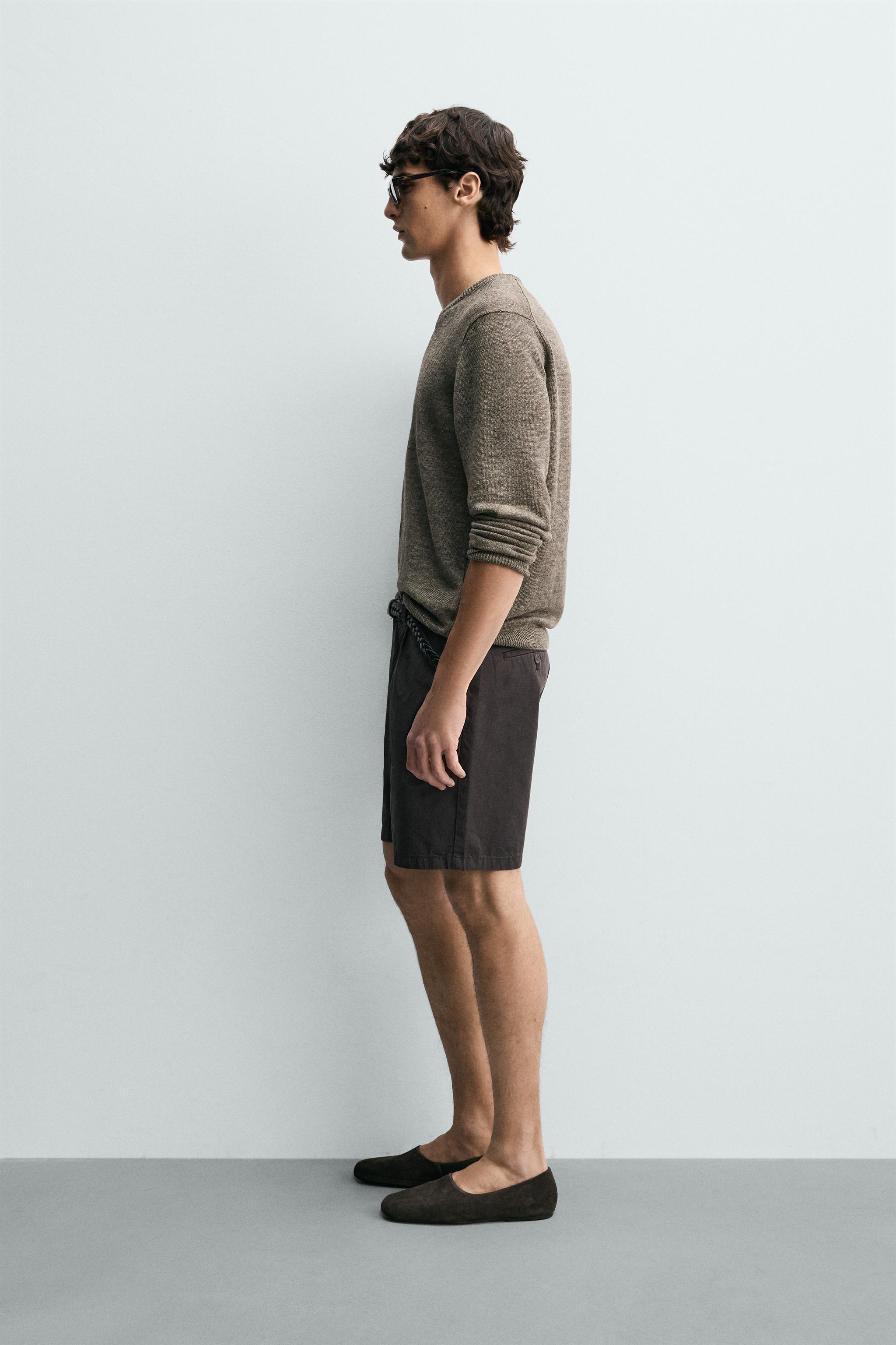 REGULAR FIT 100% LINEN JUMPER