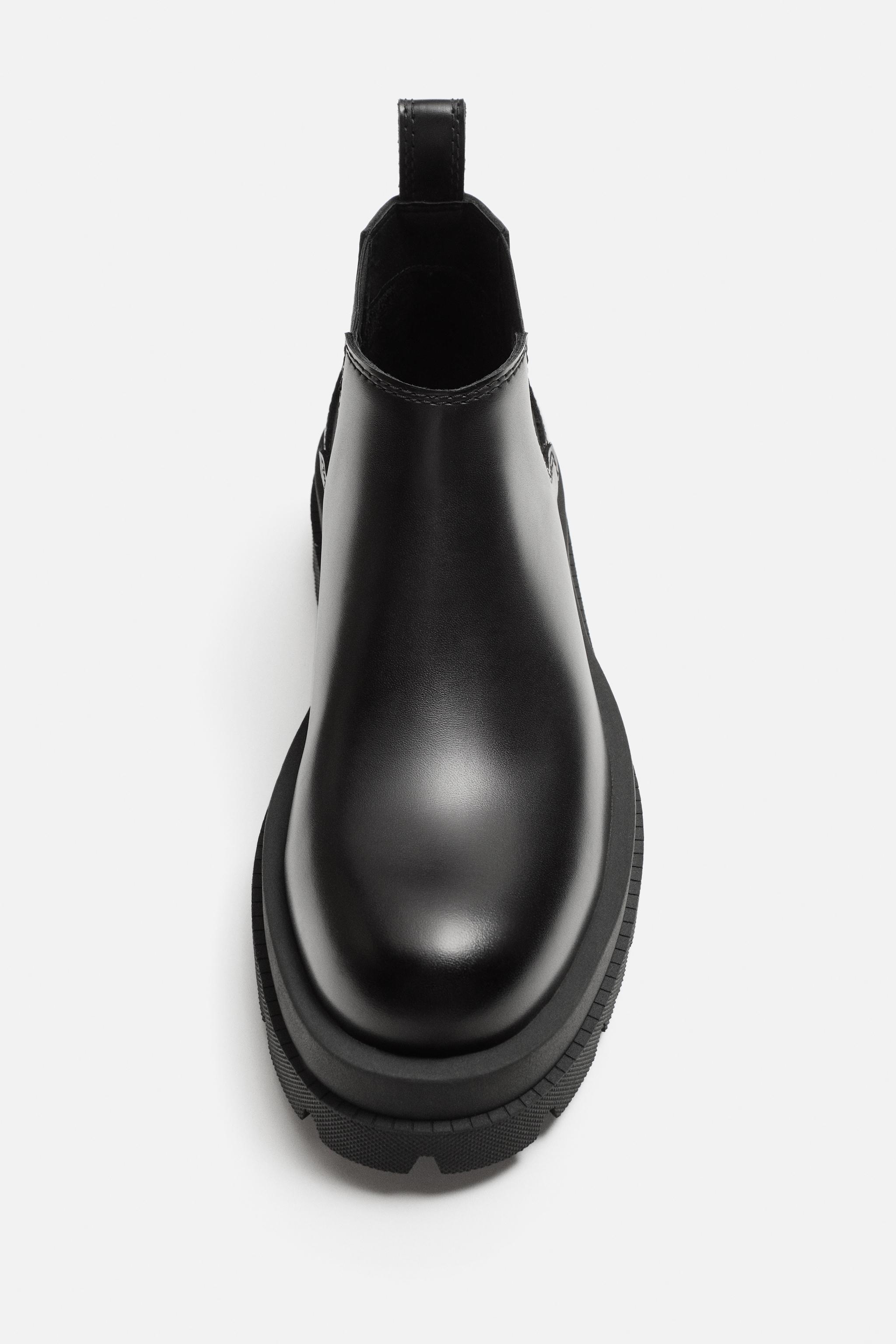 チャンキーチェルシーブーツ - ブラック | ZARA Japan / 日本