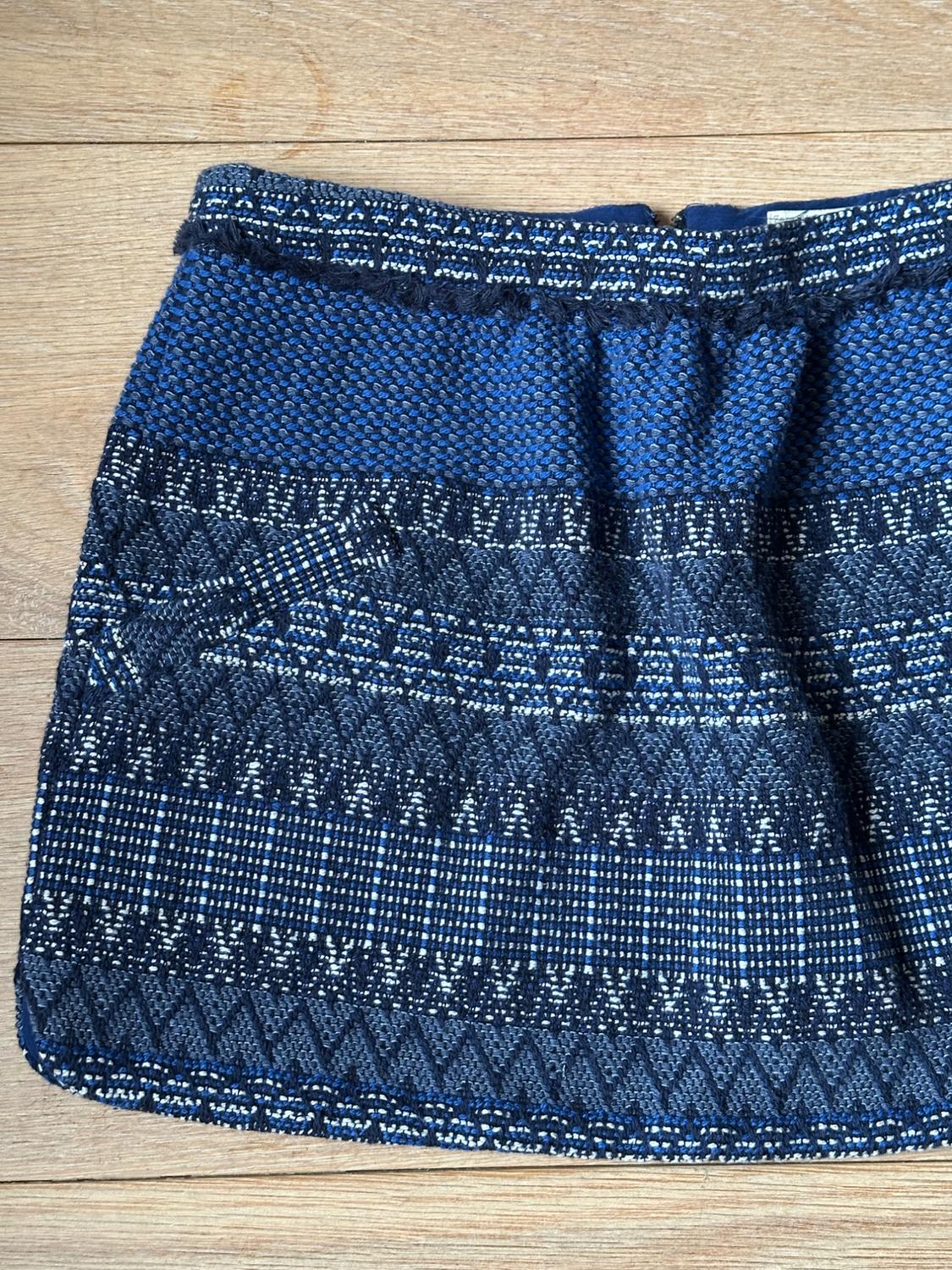 BLUE PRINT MINI SKIRT - Image 2
