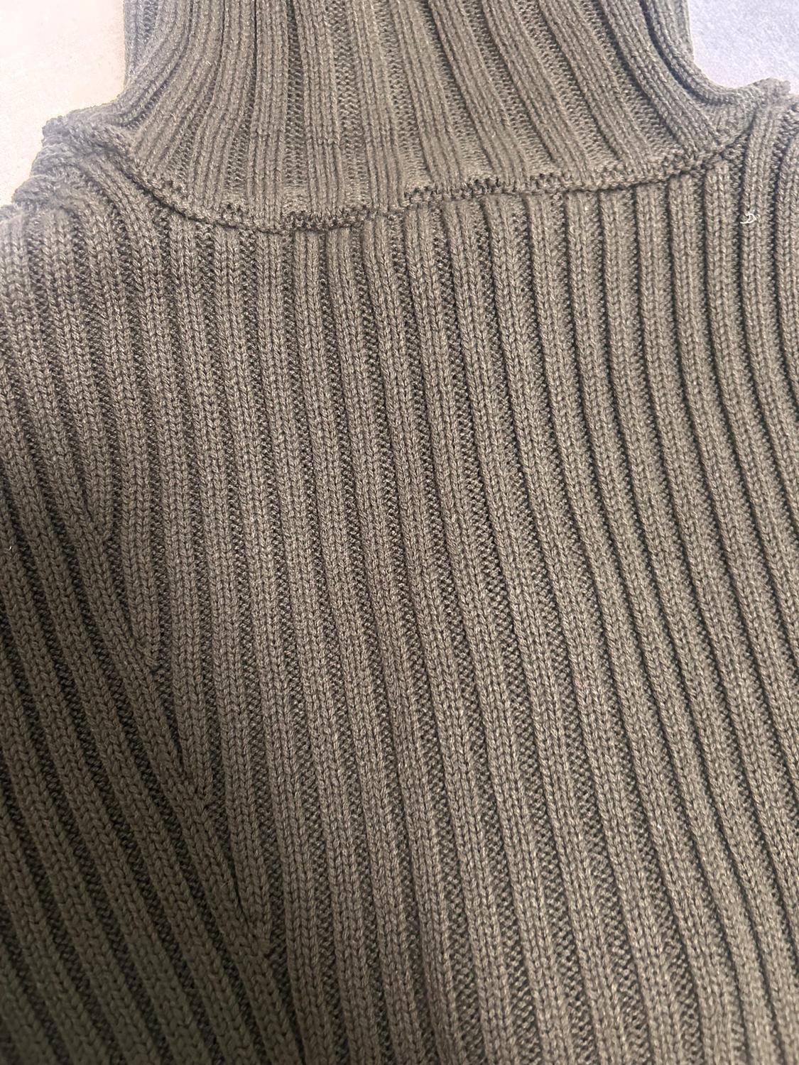 RIB KNIT CARDIGAN WITH BUTTONS - Image 3
