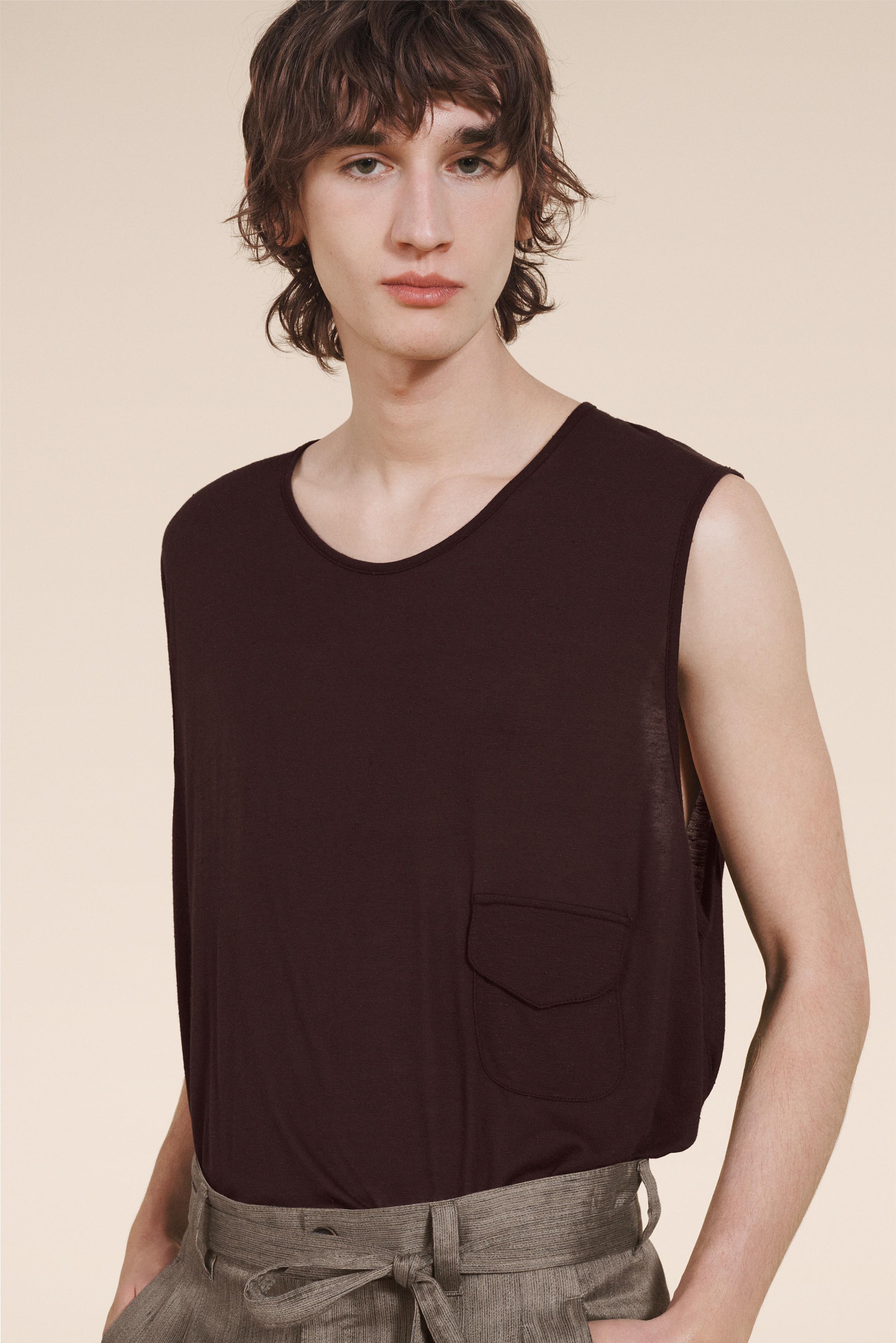 Zara camiseta hotsell tirantes hombre