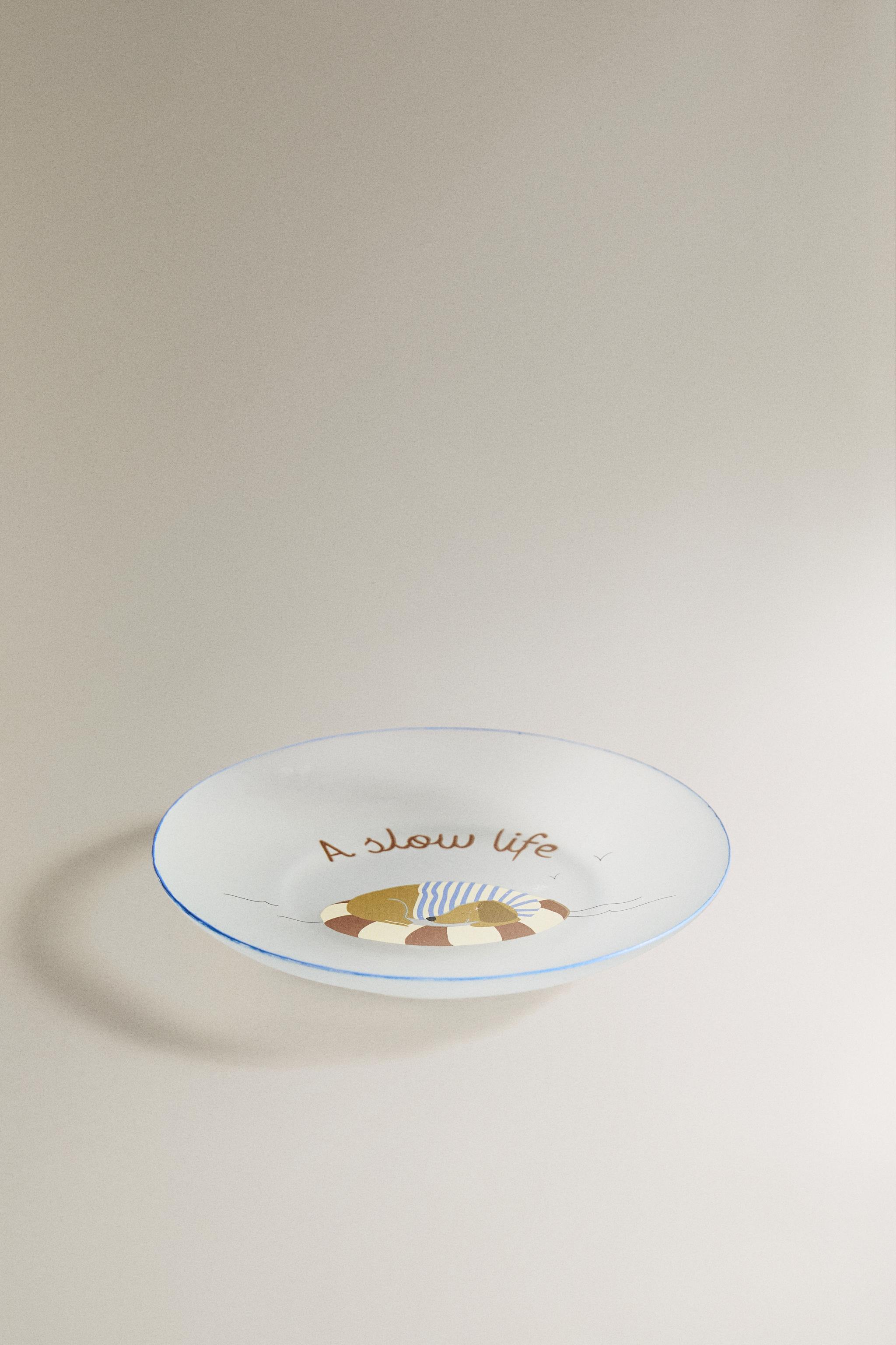 KIDS' DOG BATHROOM SOAP DISH — Blue