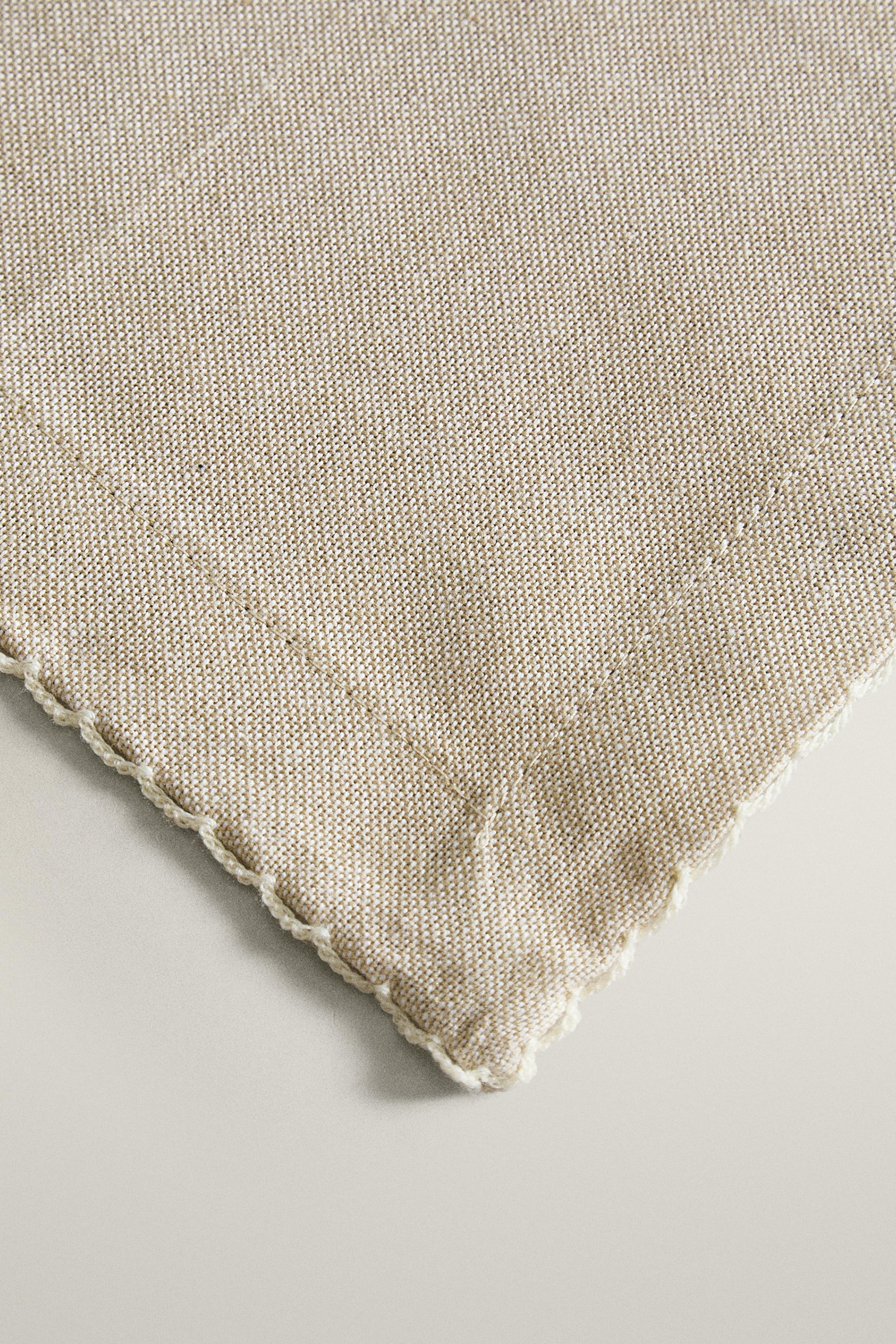 SCALLOPED NAPKIN SET (PACK OF 2)