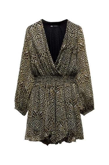 PRINTED MINI DRESS
