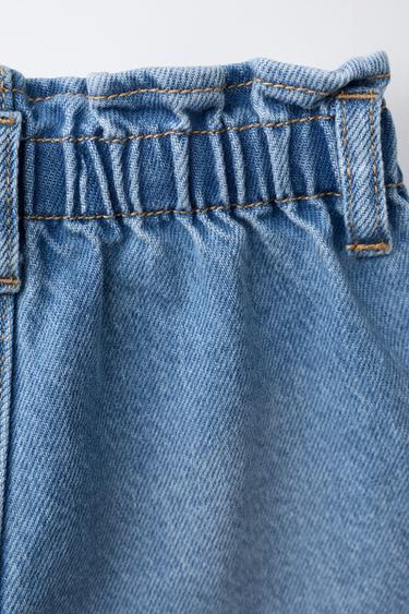 SHORT EN JEAN À POCHES COEUR - Bleu clair de Zara - Image 3