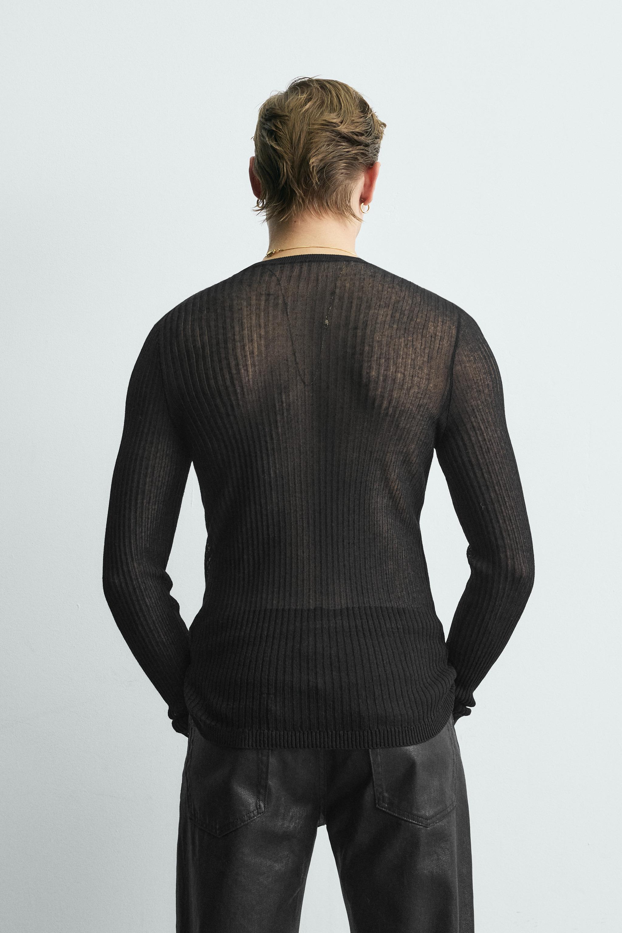 PULL SLIM FIT SEMI-TRANSPARENT