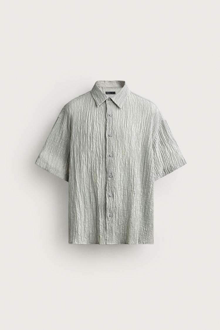 RELAXED FIT TEXTURED SHIRT