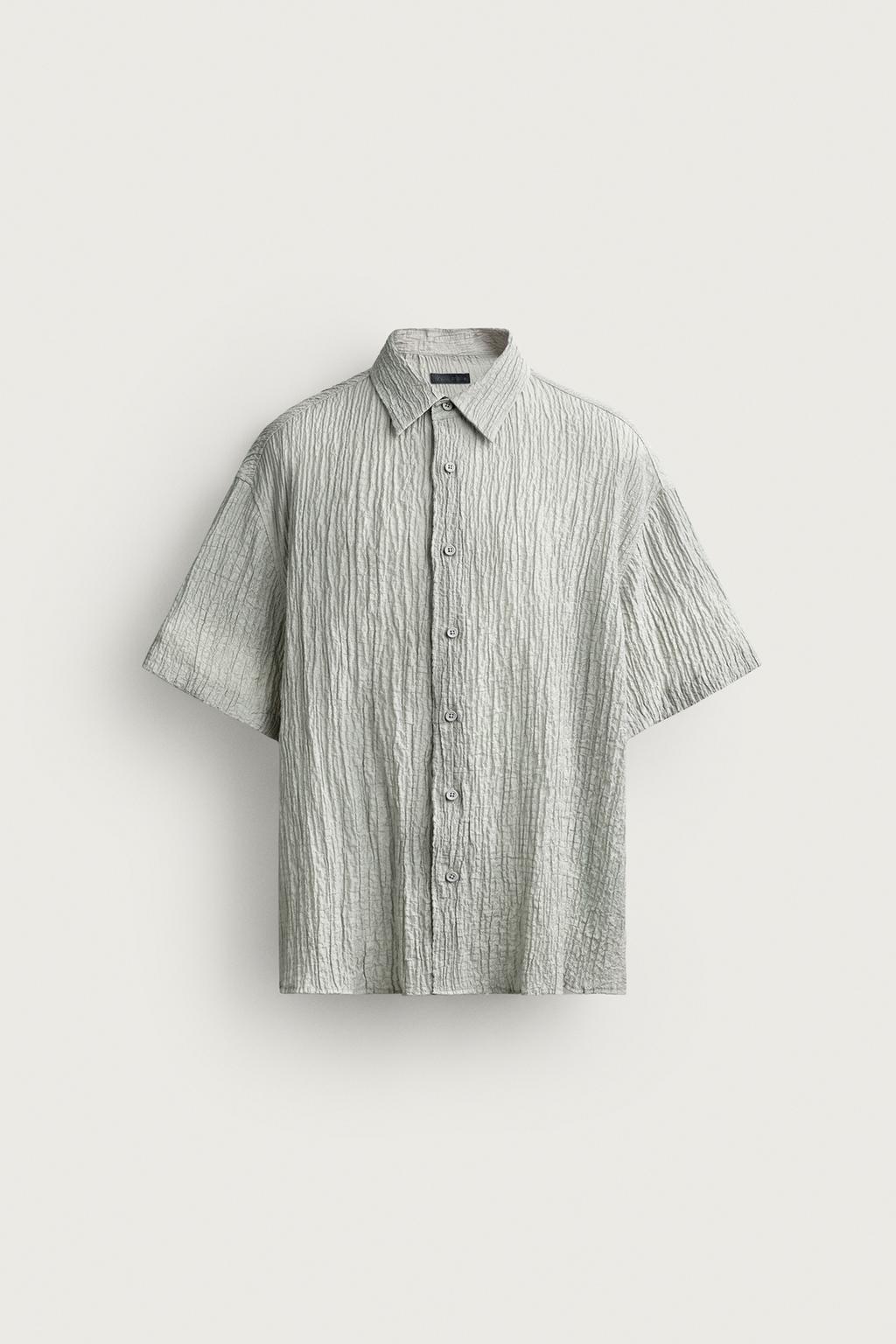 RELAXED FIT TEXTURED SHIRT