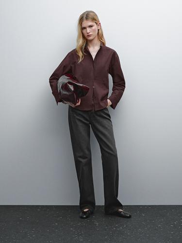 Zara 100% cotton shirt with pleated details - various - Image 0
