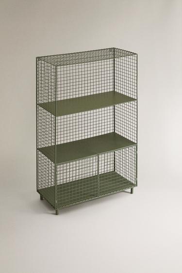 ÉTAGÈRE MÉTAL AVEC PORTES - Vert de Zara - Image 1