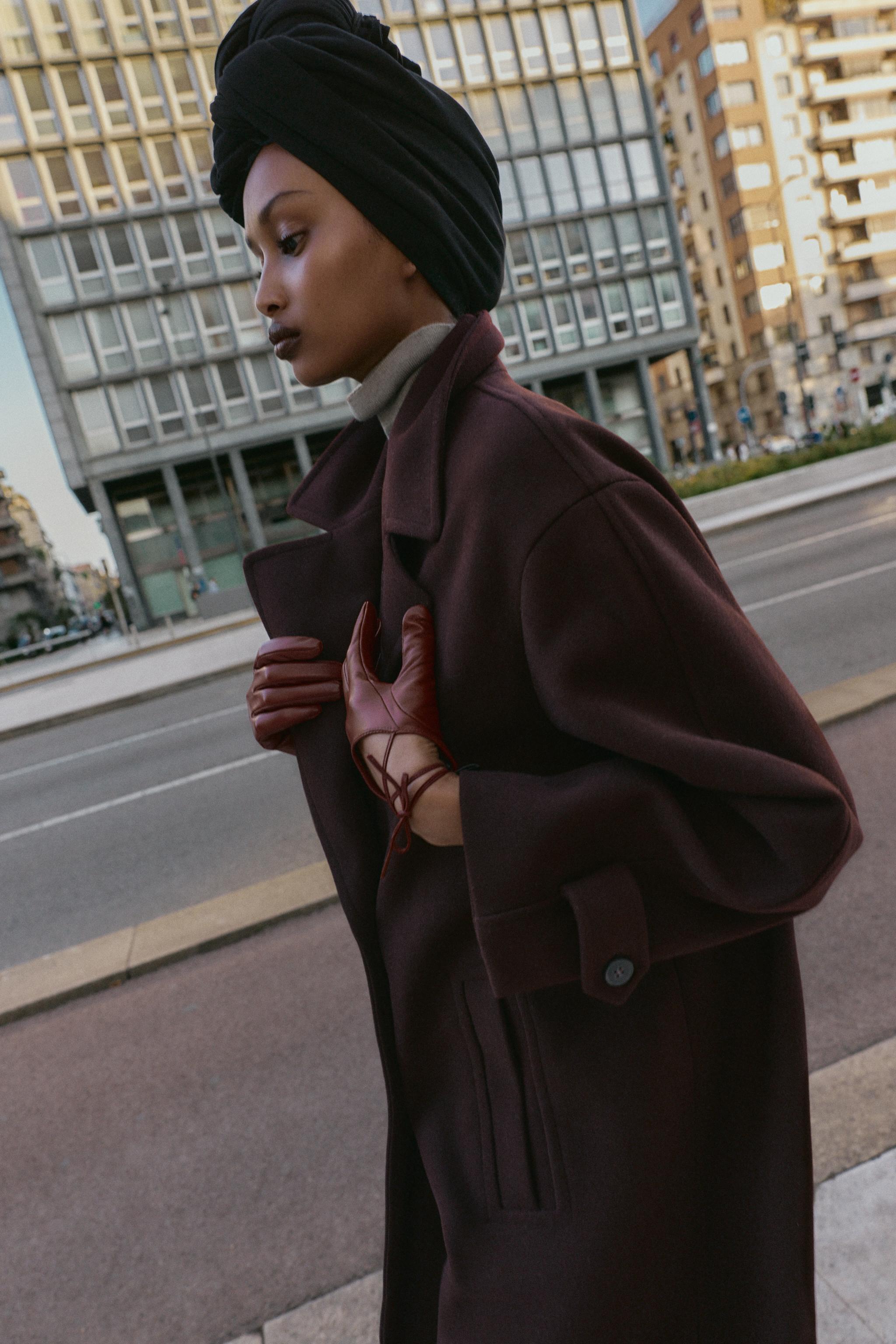 ひも付きレザーグローブ - エンジ | ZARA Japan / 日本