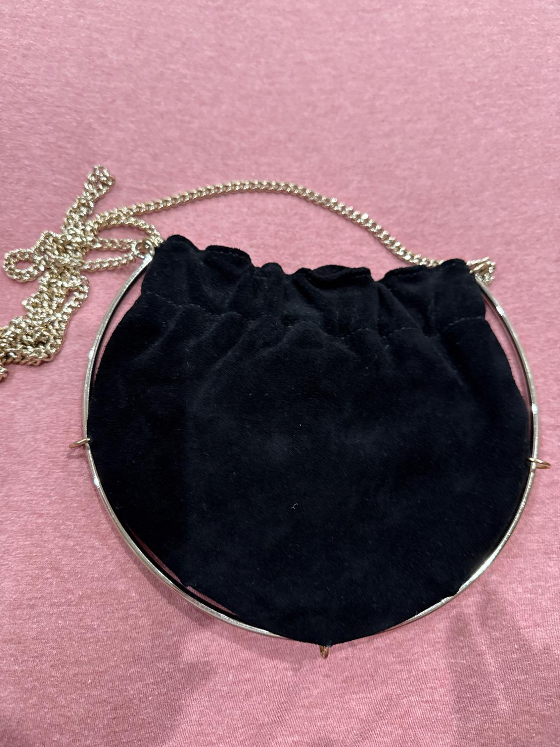 SHELL VELVET CROSSBODY BAG - Image 4