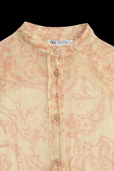 Zara PRINTED BLOUSE LIMITED EDITION - Printed