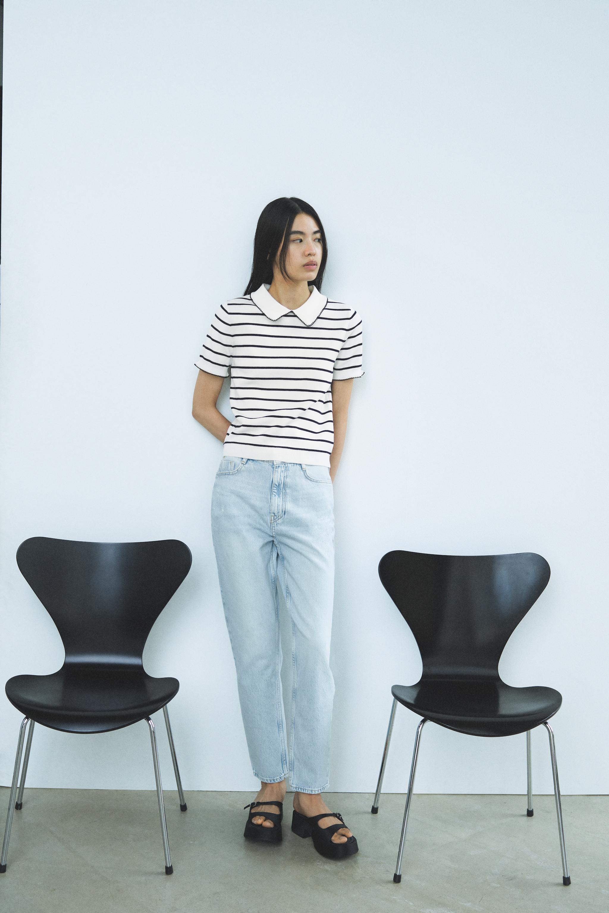ウエスト Cropped Alexa in Sapphire Blue | 7 For All Mankind