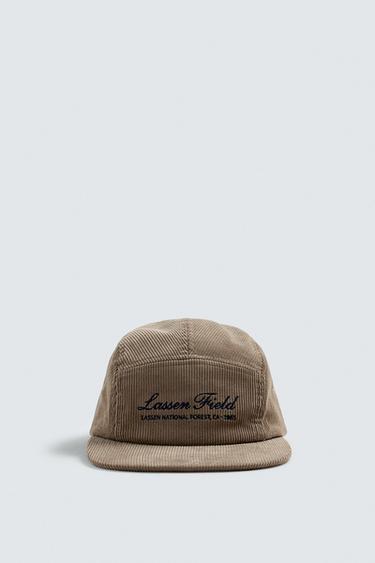 CORDUROY FLAT PEAK CAP - Beige by Zara - Image 4