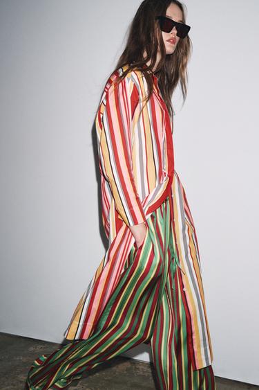 ROBE CHEMISE RAYURES ZW COLLECTION - Multicolore de Zara - Image 3